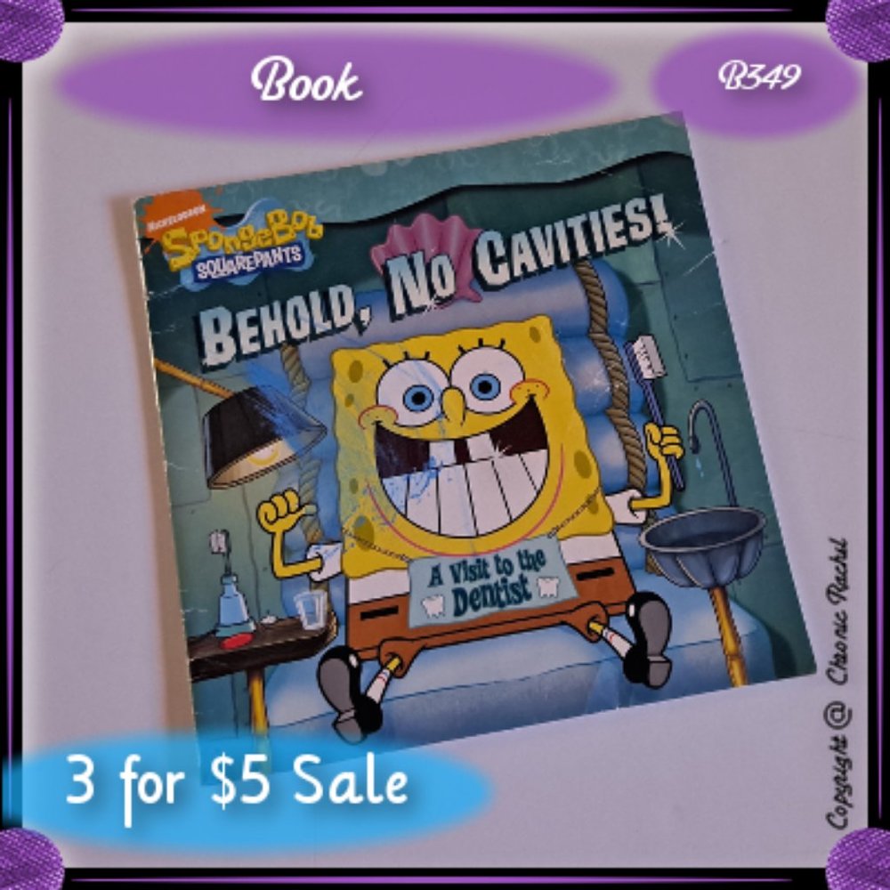Spongebob Squarepants - Behold no Cavities Book (2007)